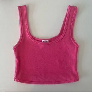 Garage Cropped Hot Pink Tank Top XXSmall